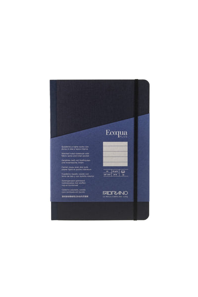 Fabriano Ecoqua Plus Sewn-Bound 100% Italian made Notebook Notebook, 5.8" x 8.3", A5 