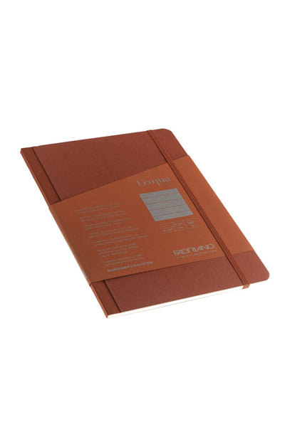 Fabriano Ecoqua Plus Sewn-Bound 100% Italian made Notebook Notebook, 5.8" x 8.3", A5 Lined