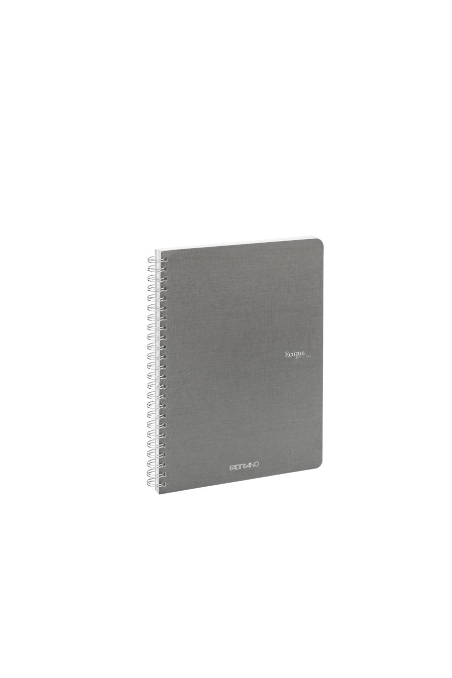 Fabriano Ecoqua Original Spiral-Bound Notebook, 5.8 in x 8.3 in, A5, Blank, 70 Sheets 