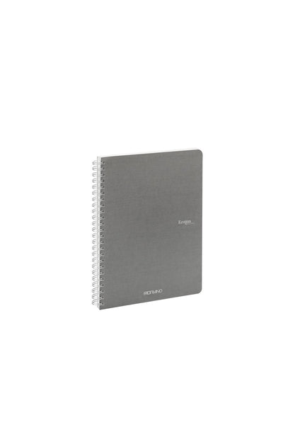 Fabriano Ecoqua Original Spiral-Bound Notebook, 5.8 in x 8.3 in, A5, Blank, 70 Sheets 