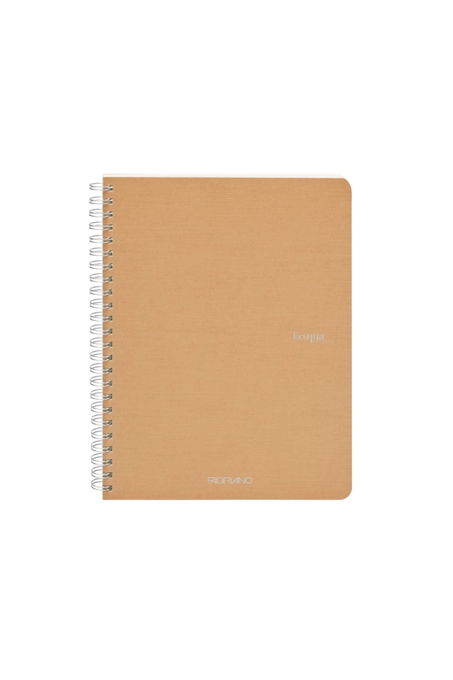 Fabriano Ecoqua Original Spiral-Bound Notebook, 5.8 in x 8.3 in, A5, Blank, 70 Sheets 