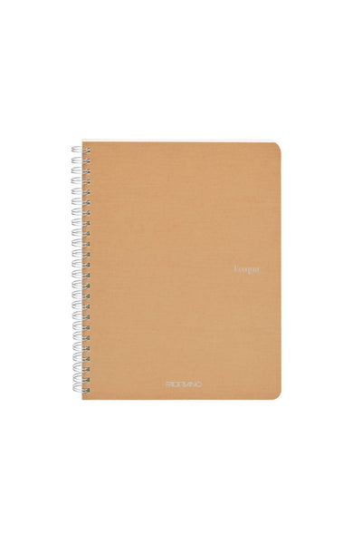 Fabriano Ecoqua Original Spiral-Bound Notebook, 5.8 in x 8.3 in, A5, Blank, 70 Sheets 