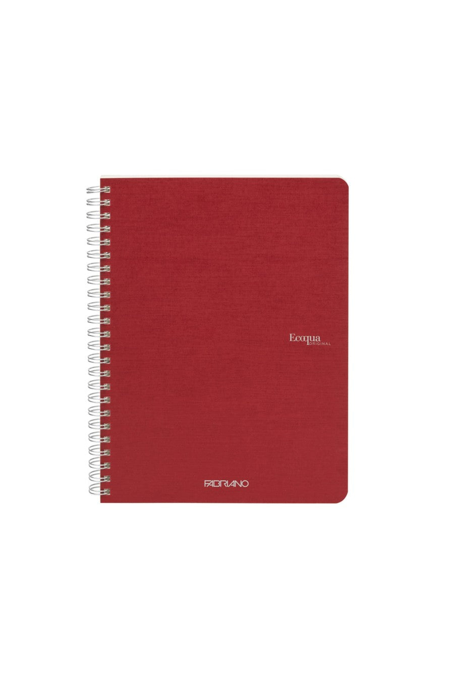 Fabriano Ecoqua Original Spiral-Bound Notebook, 5.8 in x 8.3 in, A5, Blank, 70 Sheets 