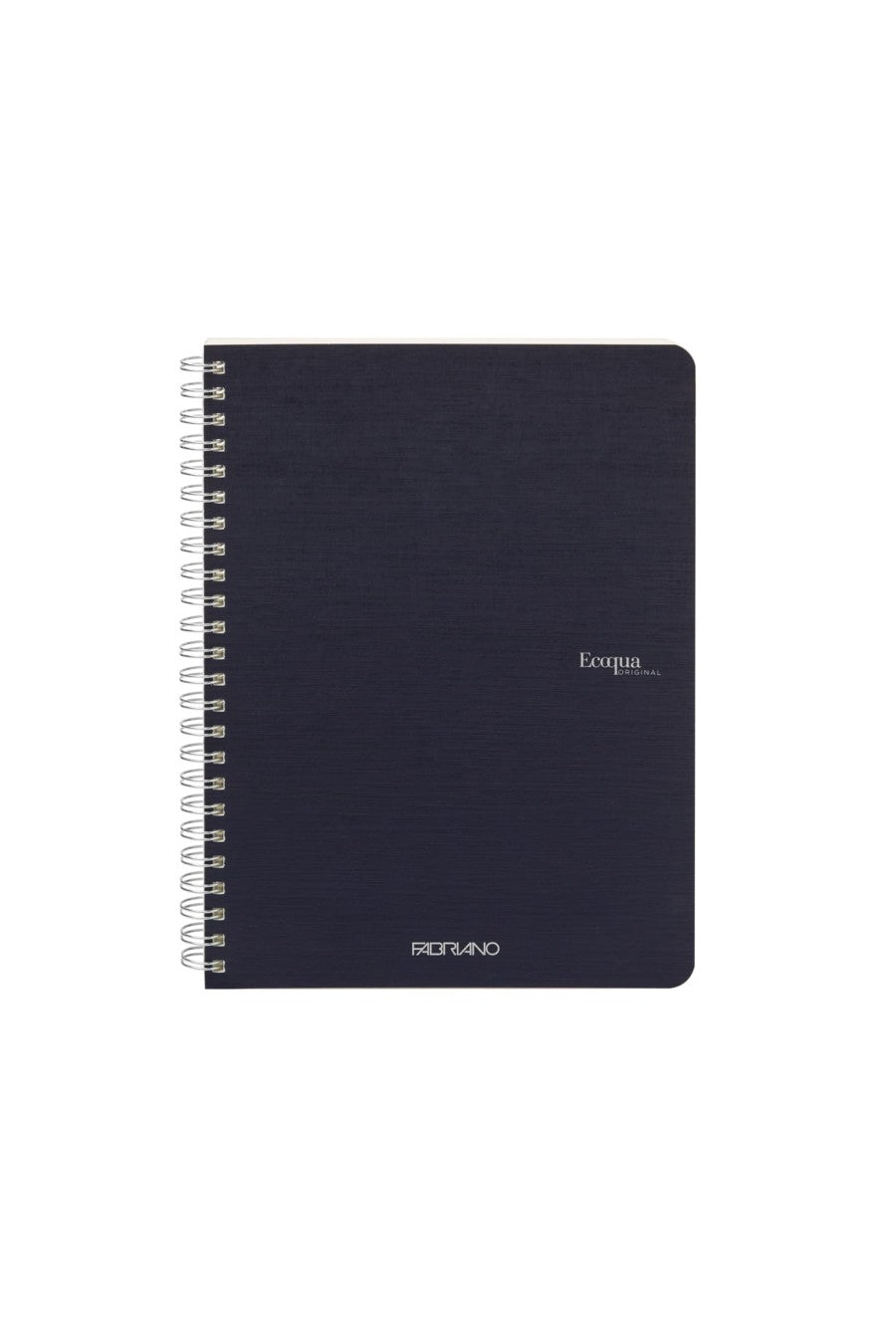 Fabriano Ecoqua Original Spiral-Bound Notebook, 5.8 in x 8.3 in, A5, Blank, 70 Sheets Blank, 5.8 x 8.3 