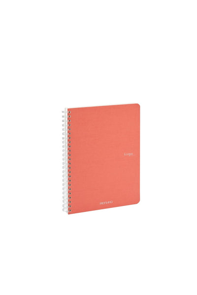Fabriano Ecoqua Original Spiral-Bound Notebook, 5.8 in x 8.3 in, A5, Blank, 70 Sheets 