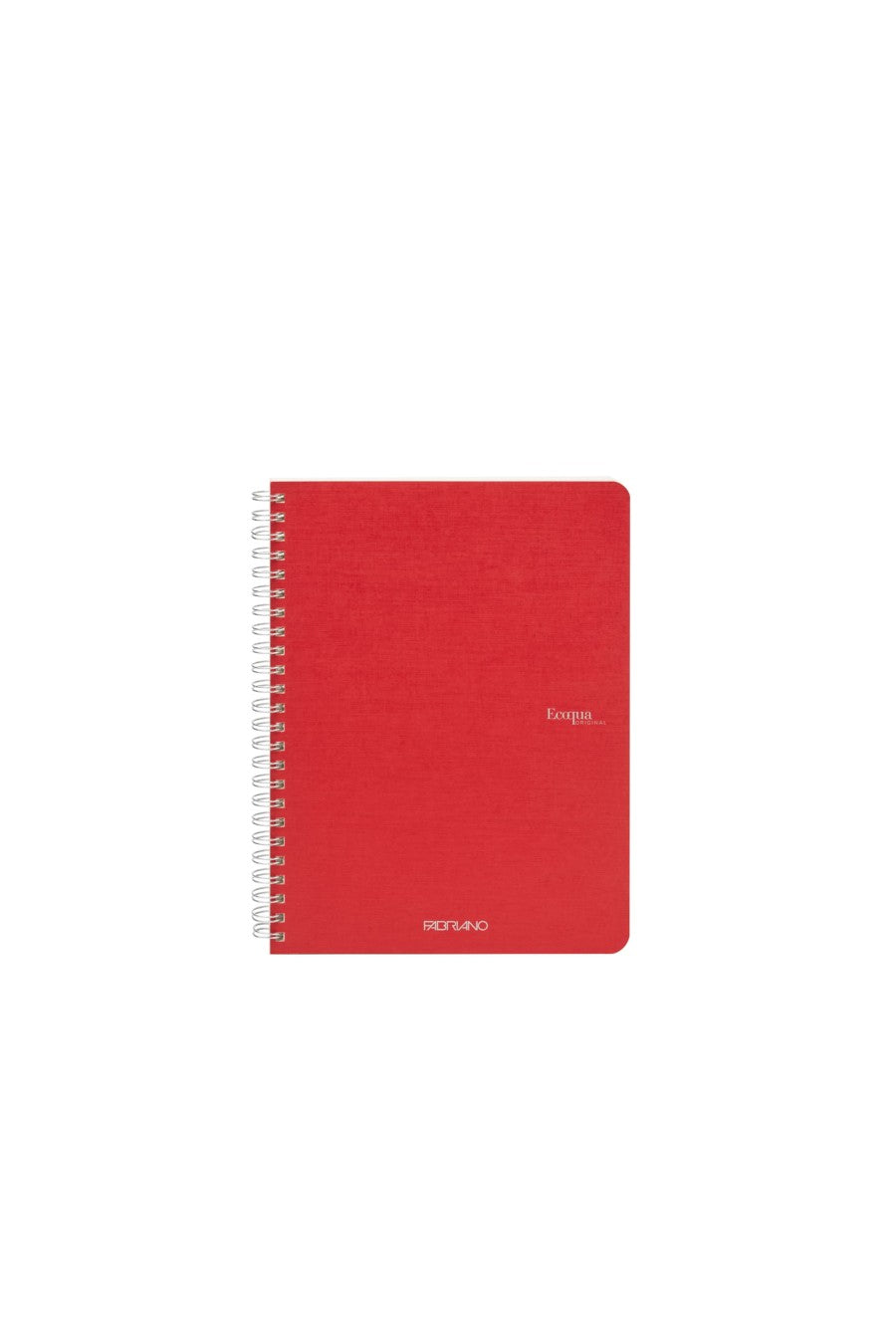 Fabriano Ecoqua Original Spiral-Bound Notebook, 5.8 in x 8.3 in, A5, Blank, 70 Sheets 