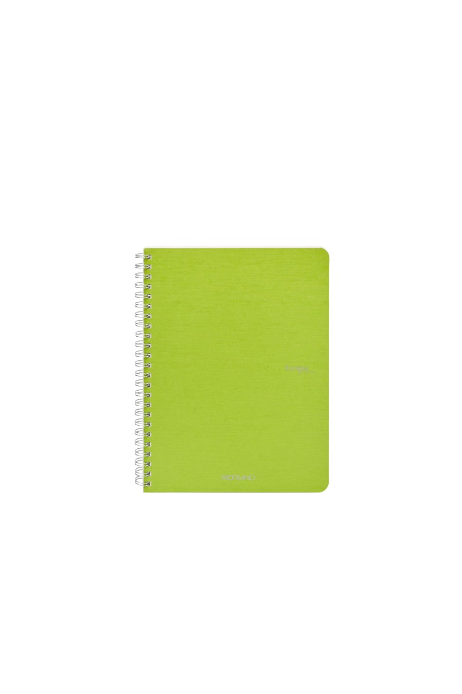 Fabriano Ecoqua Original Spiral-Bound Notebook, 5.8 in x 8.3 in, A5, Blank, 70 Sheets 