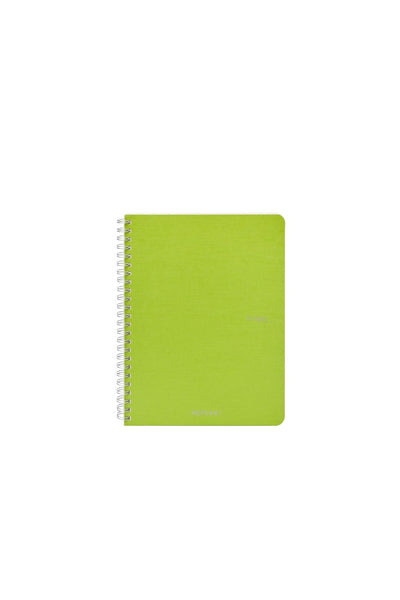 Fabriano Ecoqua Original Spiral-Bound Notebook, 5.8 in x 8.3 in, A5, Blank, 70 Sheets 