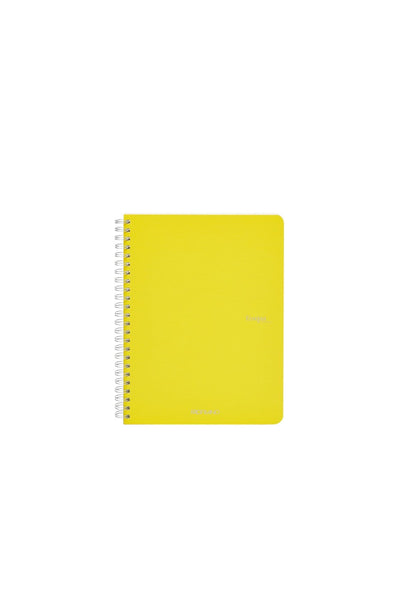 Fabriano Ecoqua Original Spiral-Bound Notebook, 5.8 in x 8.3 in, A5, Blank, 70 Sheets 