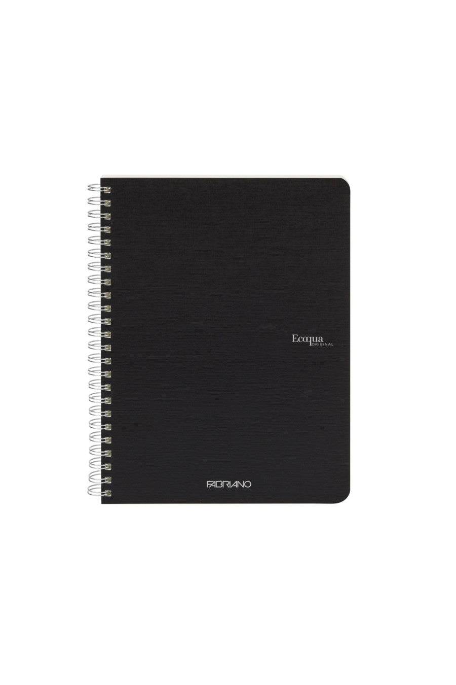 Fabriano Ecoqua Original Spiral-Bound Notebook, 5.8 in x 8.3 in, A5, Blank, 70 Sheets 