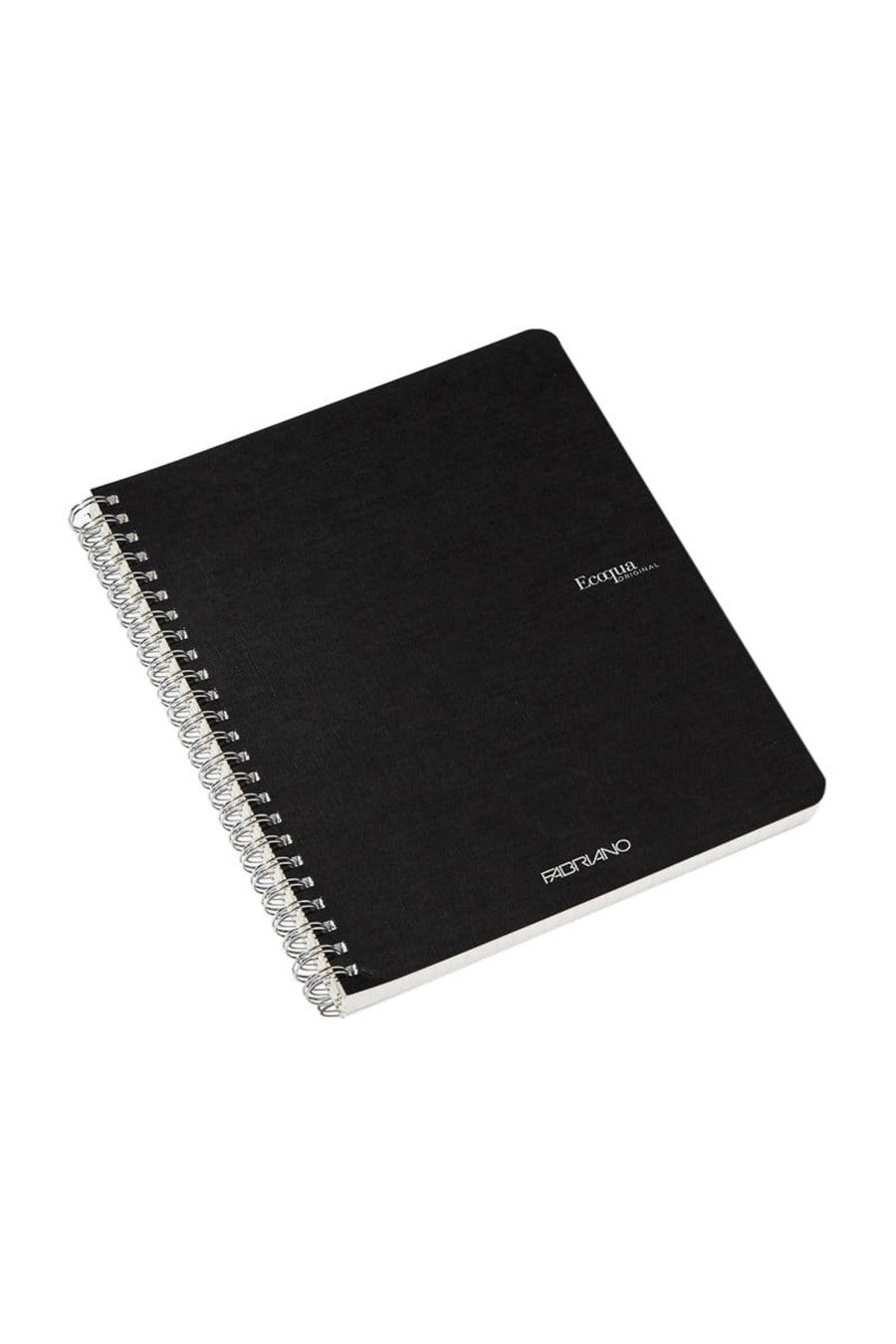 Fabriano Ecoqua Original Spiral-Bound Notebook, 5.8 in x 8.3 in, A5, Blank, 70 Sheets 