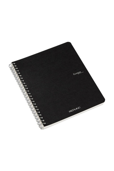 Fabriano Ecoqua Original Spiral-Bound Notebook, 5.8 in x 8.3 in, A5, Blank, 70 Sheets 