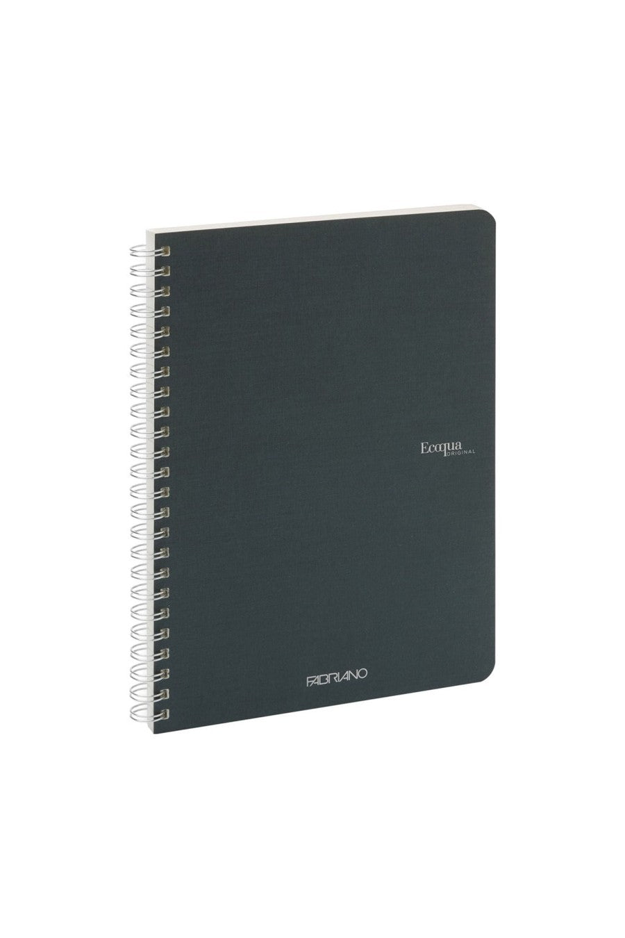 Fabriano Ecoqua Original Spiral-Bound Notebook, 5.8 in x 8.3 in, A5, Blank, 70 Sheets 