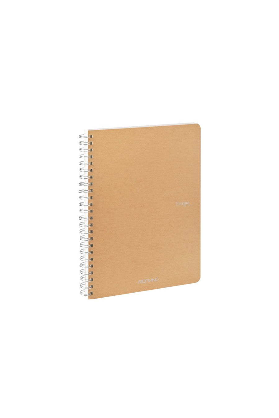 Fabriano Ecoqua Original Spiral-Bound Notebook, 5.8 in x 8.3 in, A5, Blank, 70 Sheets 