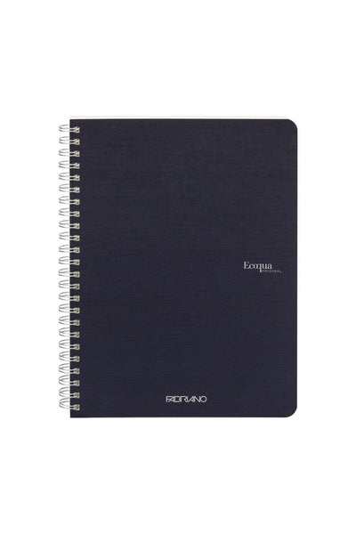 Fabriano Ecoqua Original Spiral-Bound Notebook, 5.8 in x 8.3 in, A5, Blank, 70 Sheets 