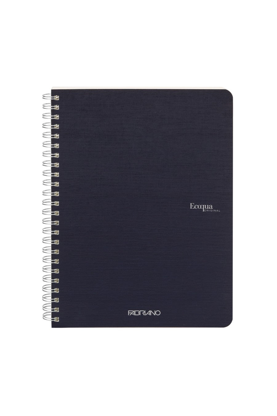 Fabriano Ecoqua Original Spiral-Bound Notebook, 5.8 in x 8.3 in, A5, Blank, 70 Sheets 
