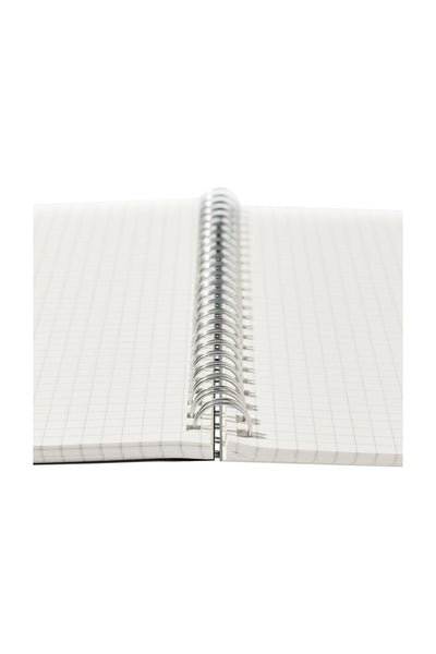 Fabriano Ecoqua Original Spiral-Bound Notebook, 5.8 in x 8.3 in, A5, Blank, 70 Sheets 