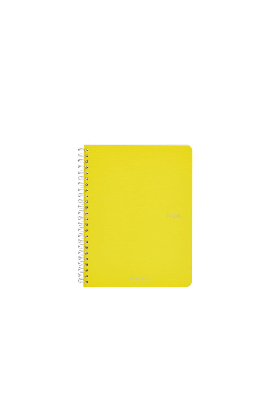 Fabriano Ecoqua Original Spiral-Bound Notebook, 5.8 in x 8.3 in, A5, Blank, 70 Sheets 