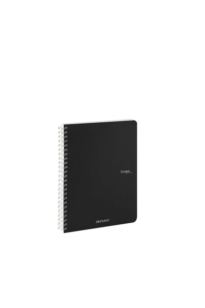 Fabriano Ecoqua Original Spiral-Bound Notebook, 5.8 in x 8.3 in, A5, Blank, 70 Sheets Blank, 5.8 x 8.3 