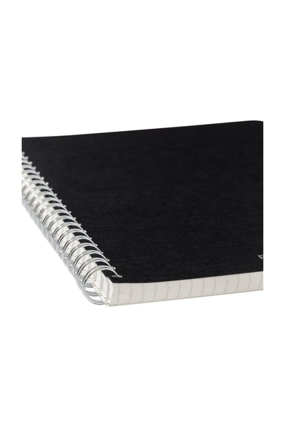 Fabriano Ecoqua Original Spiral-Bound Notebook, 5.8 in x 8.3 in, A5, Blank, 70 Sheets Graph, 5.8 x 8.3