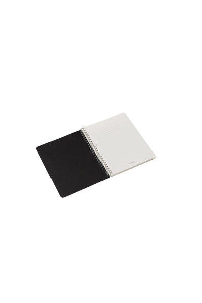 Fabriano Ecoqua Original Spiral-Bound Notebook, 5.8 in x 8.3 in, A5, Blank, 70 Sheets Lined, 5.8 x 8.3