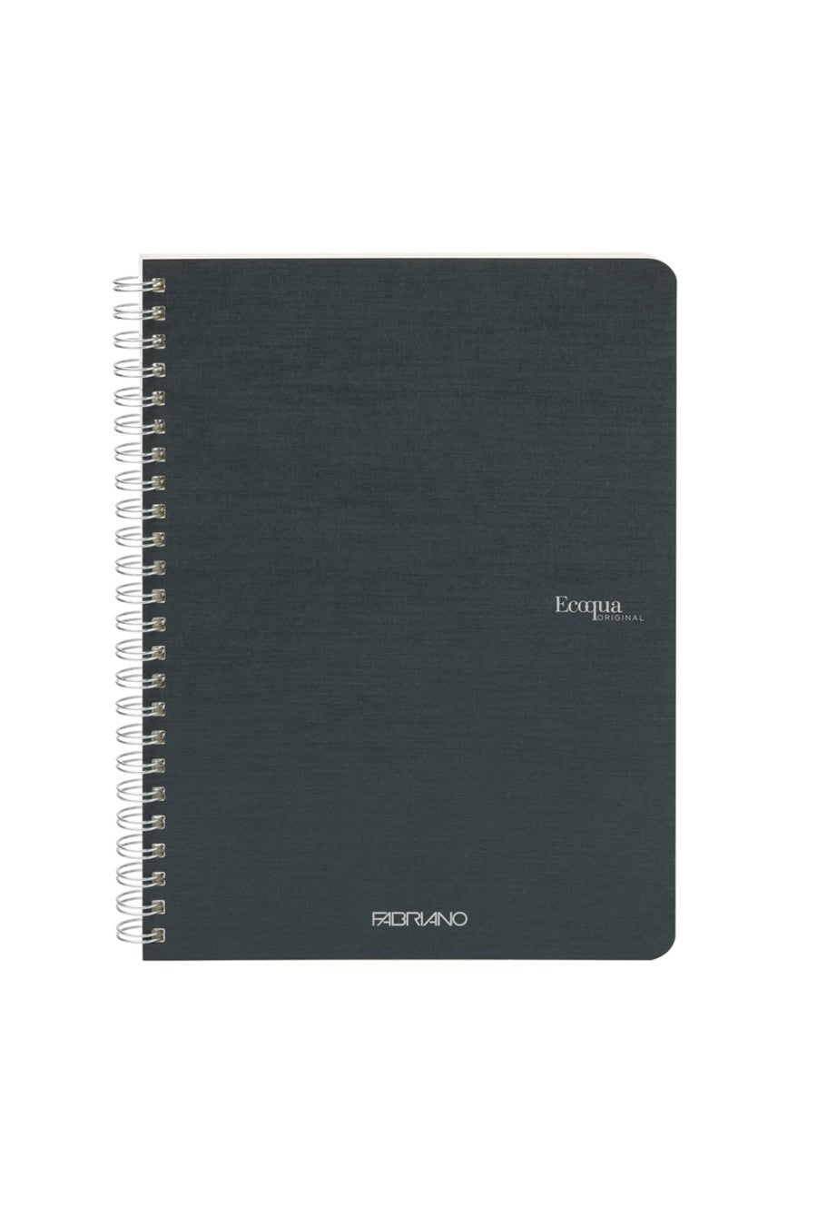 Fabriano Ecoqua Original Spiral-Bound Notebook, 5.8 in x 8.3 in, A5, Blank, 70 Sheets 