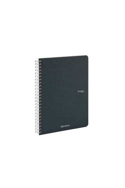 Fabriano Ecoqua Original Spiral-Bound Notebook, 5.8 in x 8.3 in, A5, Blank, 70 Sheets 