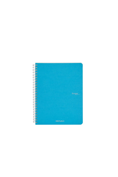 Fabriano Ecoqua Original Spiral-Bound Notebook, 5.8 in x 8.3 in, A5, Blank, 70 Sheets 