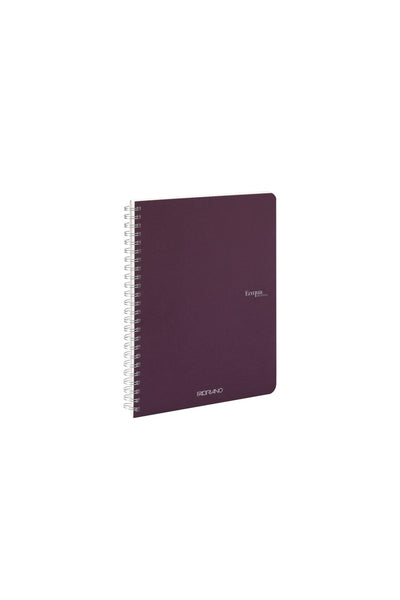 Fabriano Ecoqua Original Spiral-Bound Notebook, 5.8 in x 8.3 in, A5, Blank, 70 Sheets 