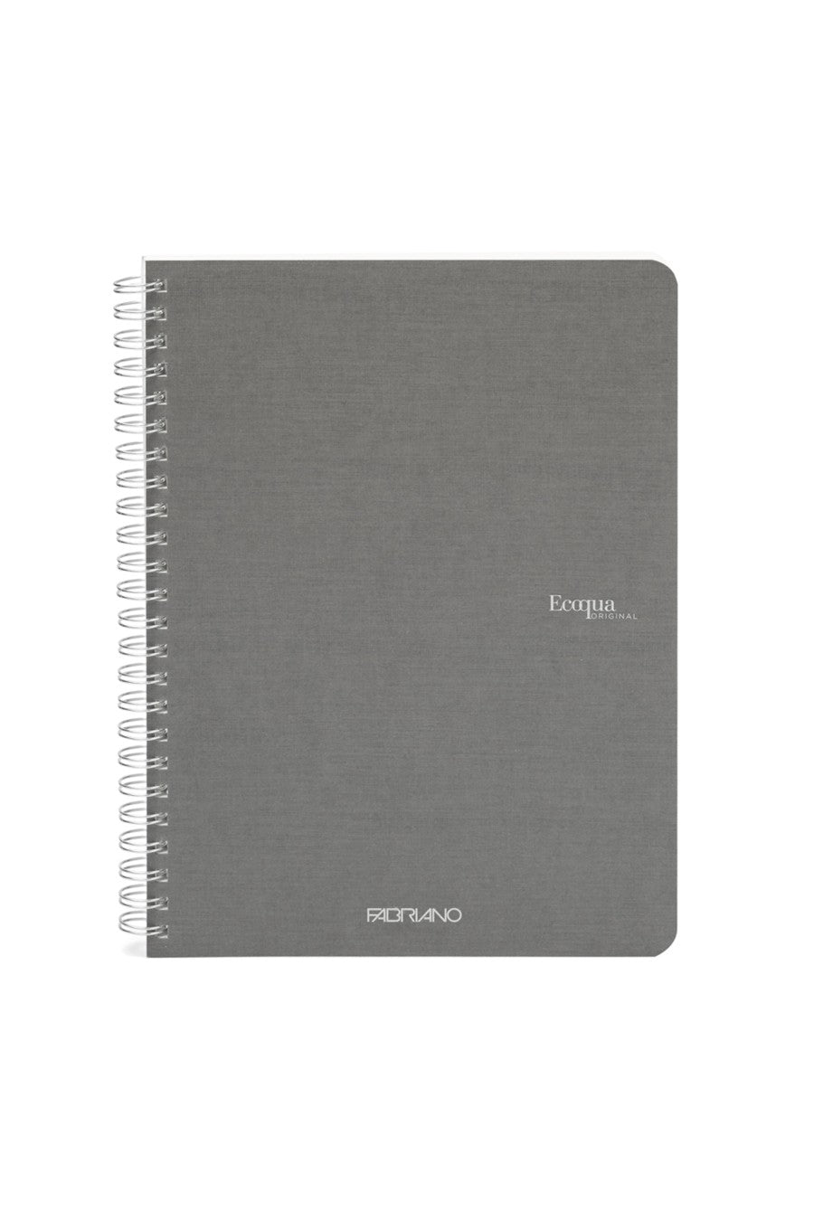 Fabriano Ecoqua Original Spiral-Bound Notebook, 5.8 in x 8.3 in, A5, Blank, 70 Sheets 