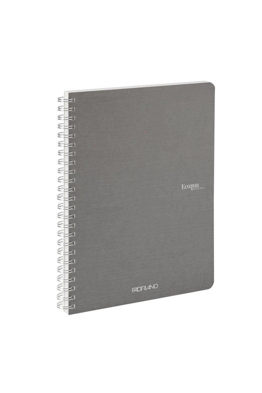 Fabriano Ecoqua Original Spiral-Bound Notebook, 5.8 in x 8.3 in, A5, Blank, 70 Sheets 