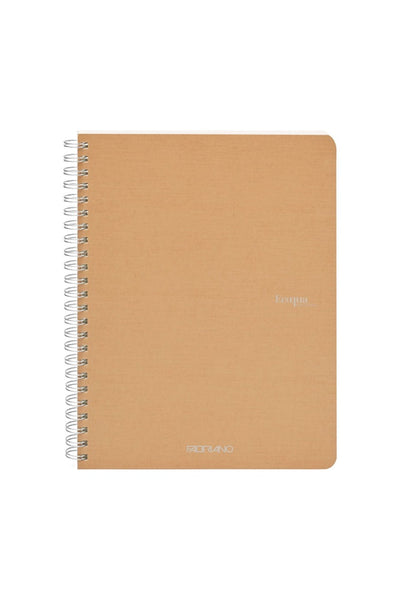 Fabriano Ecoqua Original Spiral-Bound Notebook, 5.8 in x 8.3 in, A5, Blank, 70 Sheets 