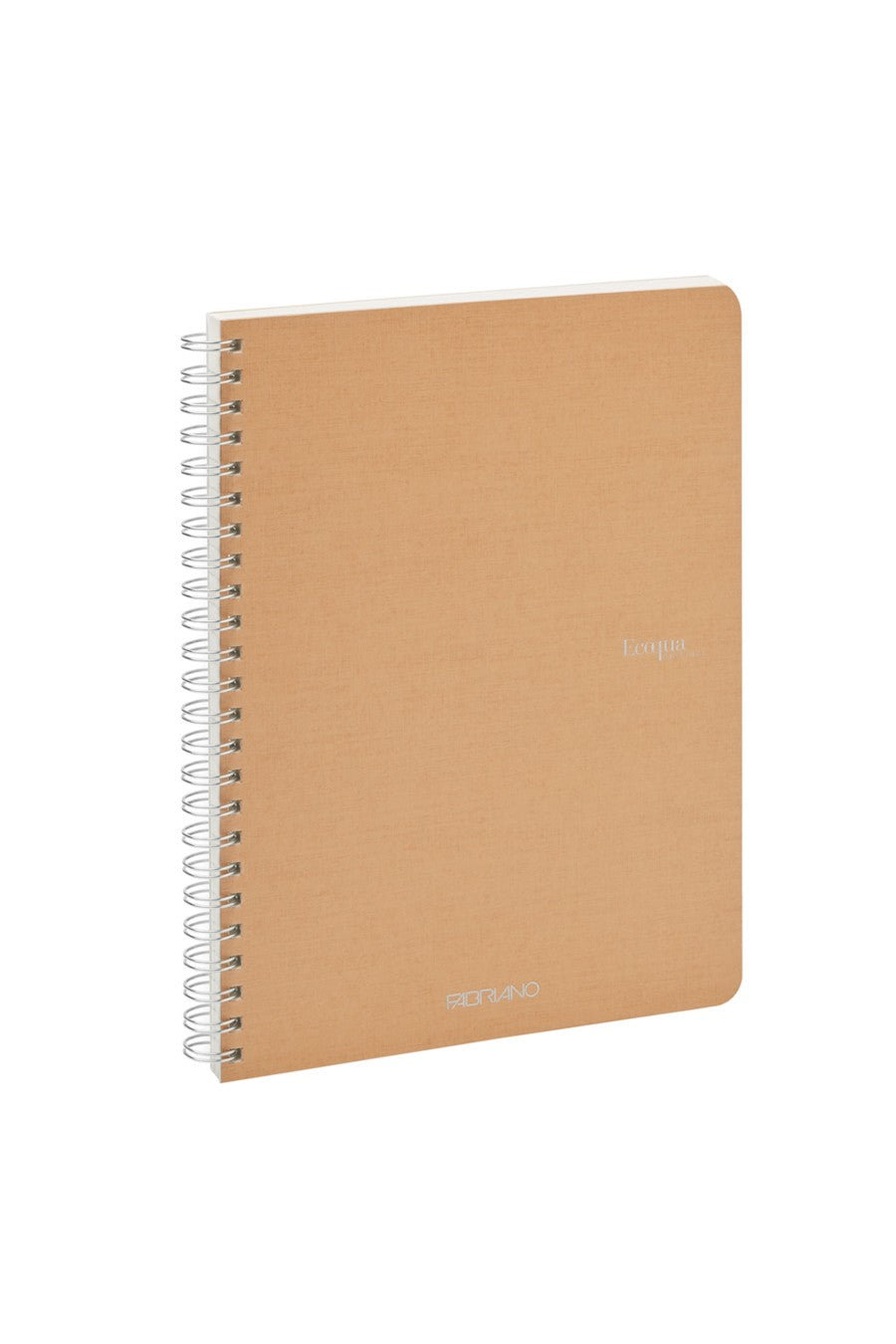 Fabriano Ecoqua Original Spiral-Bound Notebook, 5.8 in x 8.3 in, A5, Blank, 70 Sheets 