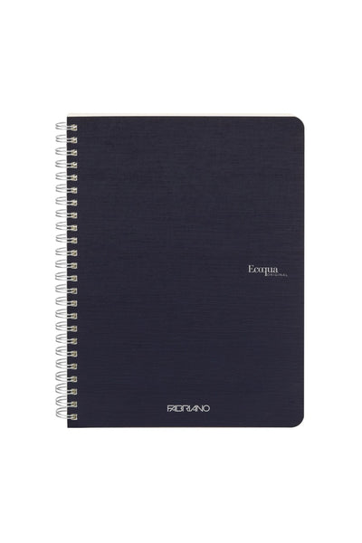 Fabriano Ecoqua Original Spiral-Bound Notebook, 5.8 in x 8.3 in, A5, Blank, 70 Sheets 