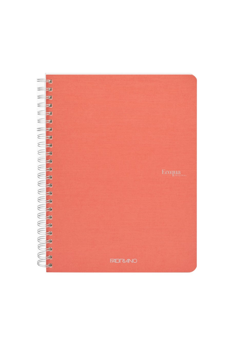 Fabriano Ecoqua Original Spiral-Bound Notebook, 5.8 in x 8.3 in, A5, Blank, 70 Sheets Blank, 5.8 x 8.3 