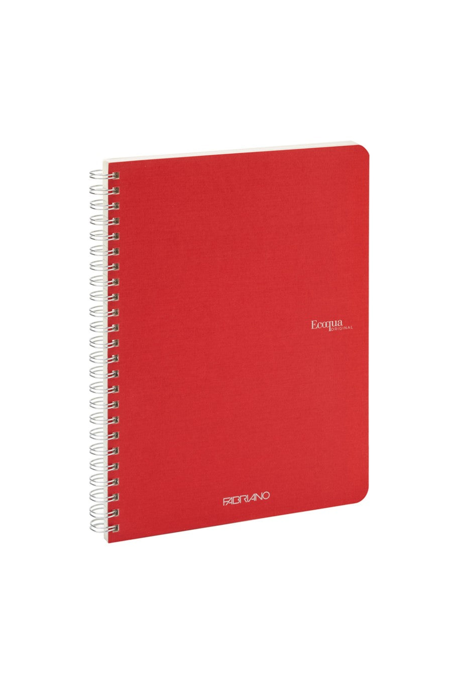 Fabriano Ecoqua Original Spiral-Bound Notebook, 5.8 in x 8.3 in, A5, Blank, 70 Sheets 