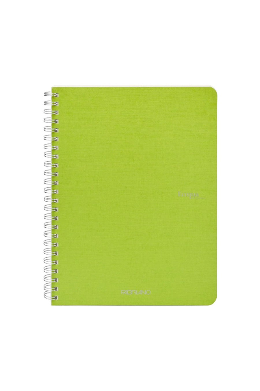 Fabriano Ecoqua Original Spiral-Bound Notebook, 5.8 in x 8.3 in, A5, Blank, 70 Sheets Lined, 5.8 x 8.3