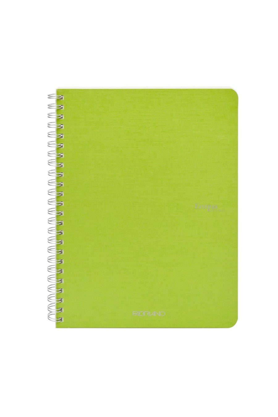 Fabriano Ecoqua Original Spiral-Bound Notebook, 5.8 in x 8.3 in, A5, Blank, 70 Sheets Lined, 5.8 x 8.3