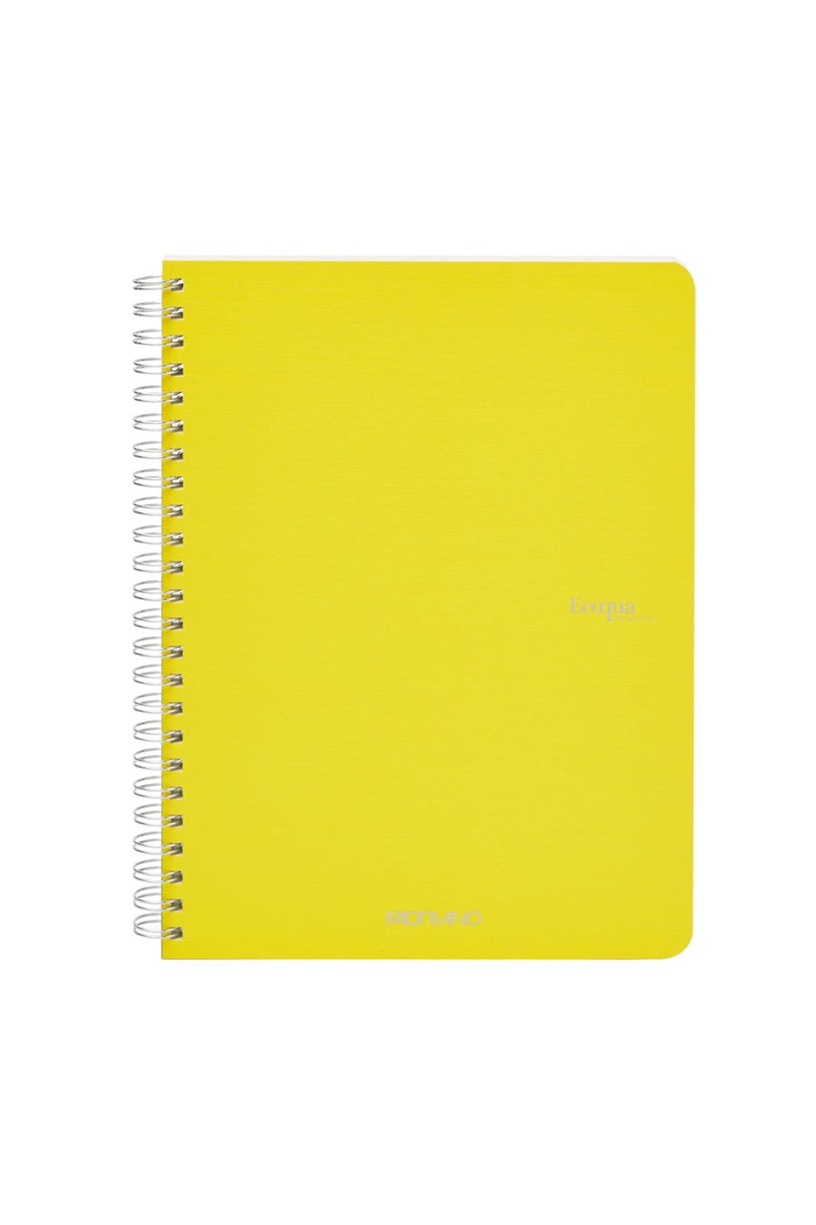 Fabriano Ecoqua Original Spiral-Bound Notebook, 5.8 in x 8.3 in, A5, Blank, 70 Sheets 