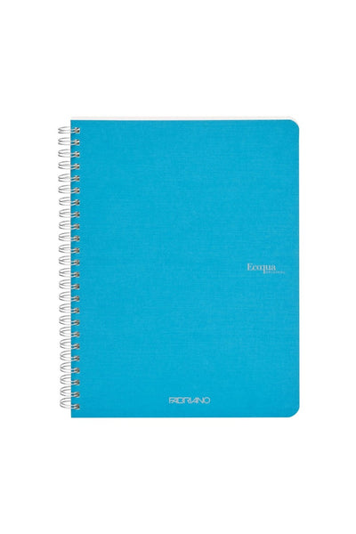 Fabriano Ecoqua Original Spiral-Bound Notebook, 5.8 in x 8.3 in, A5, Blank, 70 Sheets 