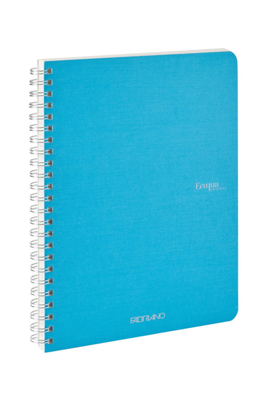Fabriano Ecoqua Original Spiral-Bound Notebook, 5.8 in x 8.3 in, A5, Blank, 70 Sheets 
