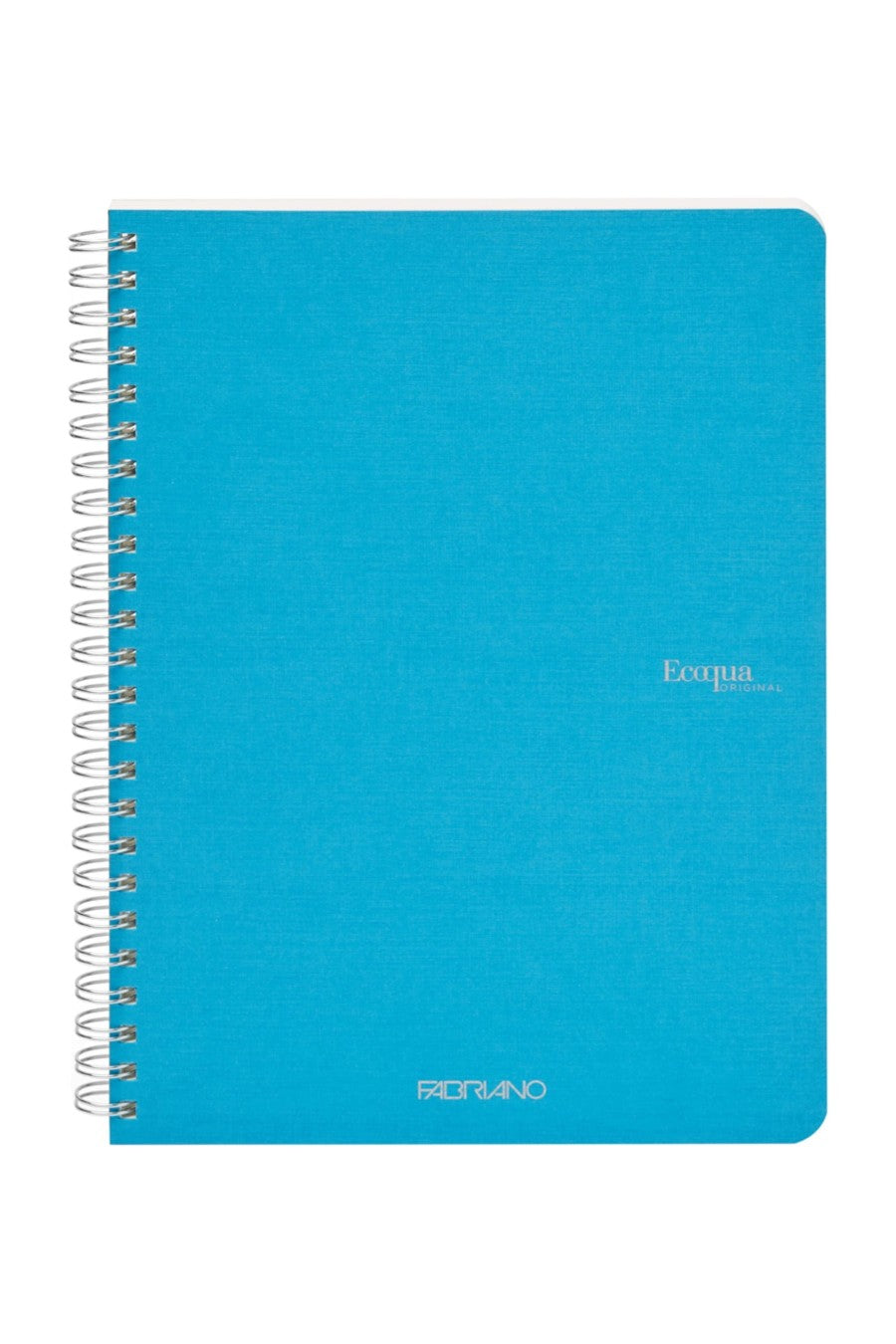 Fabriano Ecoqua Original Spiral-Bound Notebook, 5.8 in x 8.3 in, A5, Blank, 70 Sheets 