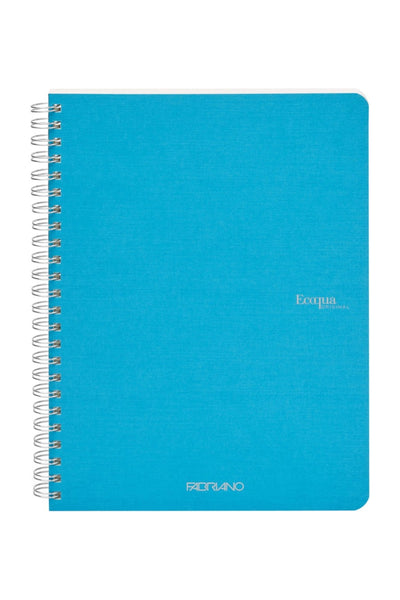 Fabriano Ecoqua Original Spiral-Bound Notebook, 5.8 in x 8.3 in, A5, Blank, 70 Sheets 