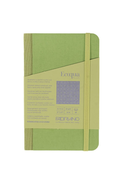 Fabriano Ecoqua Plus Sewn-Bound 100% Italian made Notebook, 3.5" x 5.5", 90gsm, 80 Sheets 