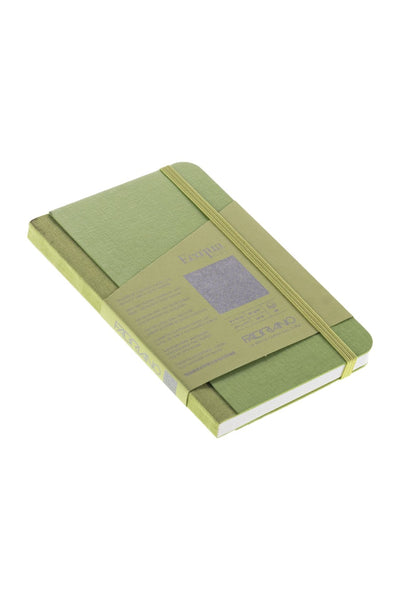 Fabriano Ecoqua Plus Sewn-Bound 100% Italian made Notebook, 3.5" x 5.5", 90gsm, 80 Sheets 