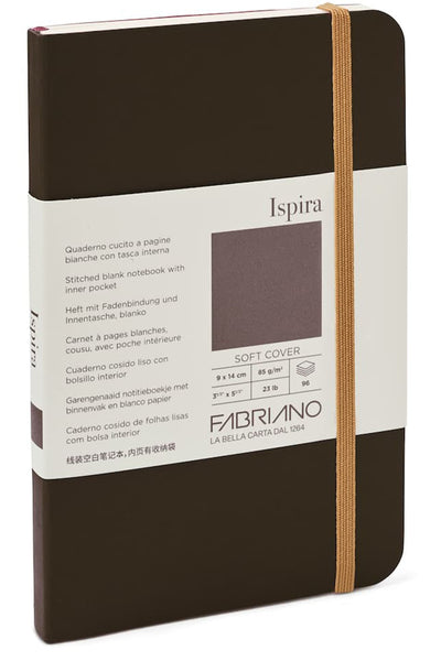 Fabriano Ispira Soft-Cover Notebook, 3.5" x 5.5"