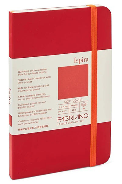 Fabriano Ispira Soft-Cover Notebook, 3.5" x 5.5"