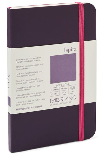 Fabriano Ispira Soft-Cover Notebook, 3.5" x 5.5"