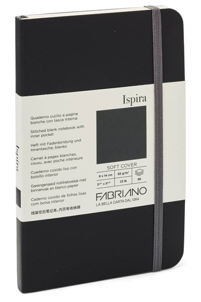 Fabriano Ispira Soft-Cover Notebook, 3.5" x 5.5"