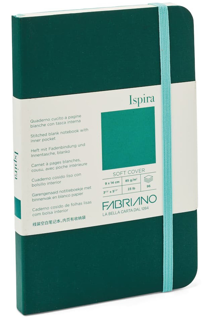 Fabriano Ispira Soft-Cover Notebook, 3.5" x 5.5"